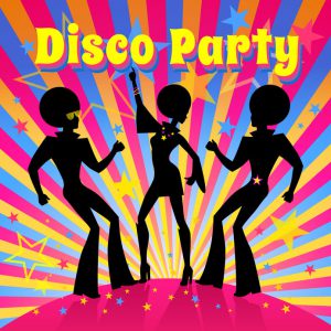 Disco party muziekfeest